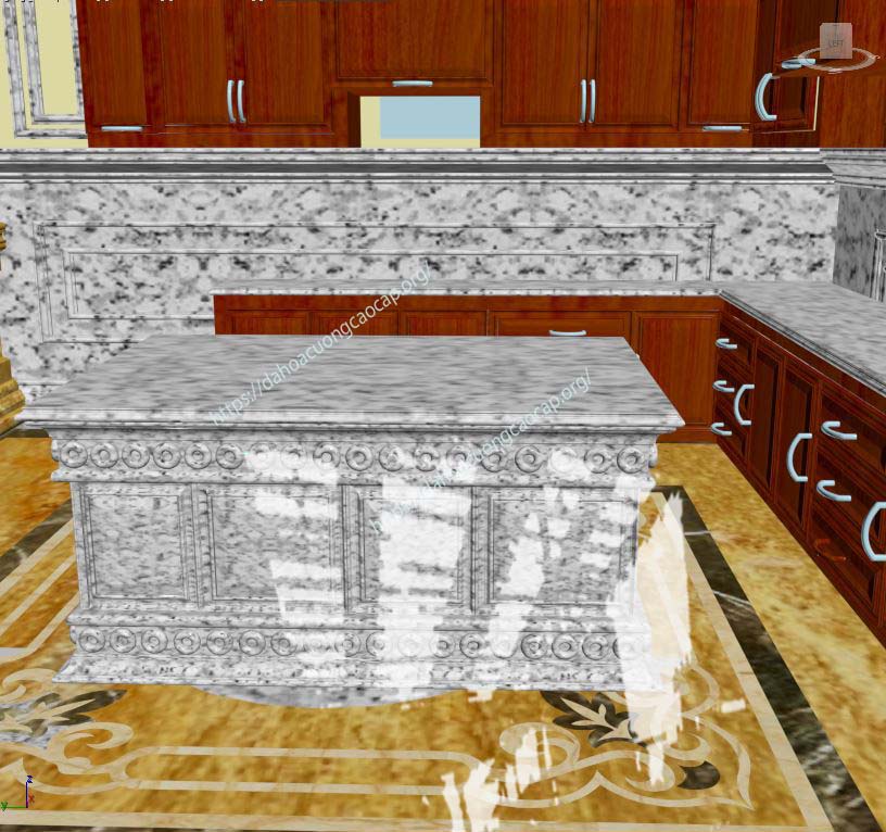 Đá hoa cương bếp rẻ nhất kim thịnh phát ốp bàn bếp