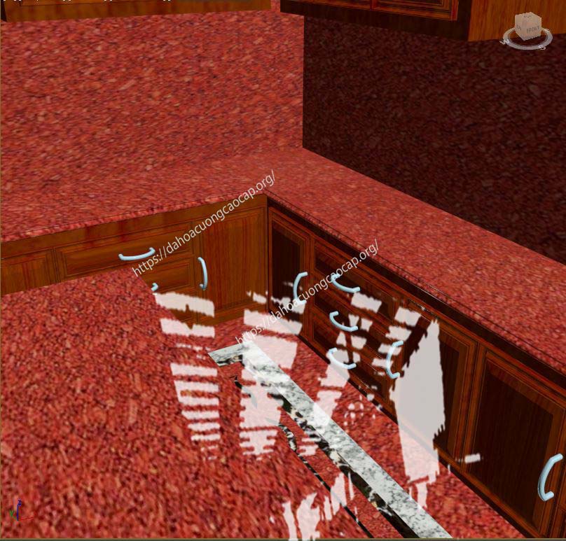 Đá hoa cương bếp rẻ nhất kim thịnh phát ốp bàn bếp