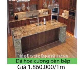 Bếp đá hoa cương granite tự nhiên  với gam màu sắc đẹp tự nhiên Bếp đá hoa cương granite tự nhiên  với gam màu sắc đẹp tự nhiên