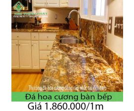 Bếp đá hoa cương granite tự nhiên  vừa cần tạo độ thoáng đồng thời Bếp đá hoa cương granite tự nhiên  vừa cần tạo độ thoáng đồng thời