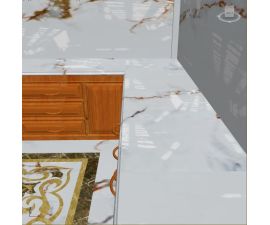 Đá hoa cương bếp p0060 granite trắng sứ ý vân mây Đá hoa cương bếp p0060 granite trắng sứ ý vân mây